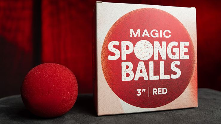 Magic Sponge Balls 50PK RED 3" by Murphy's Magic